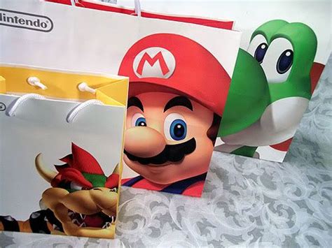 Sold Nintendo World New York Paper Shopping Bags Set Of 3 New York