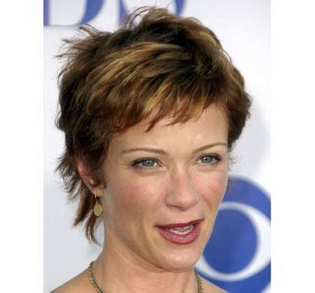 This hairstyle is one that is very short. Short hairstyles for women in their 40s