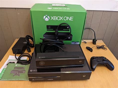 Microsoft Xbox One Kinect Bundle 500gb Black Console 7uv 00239