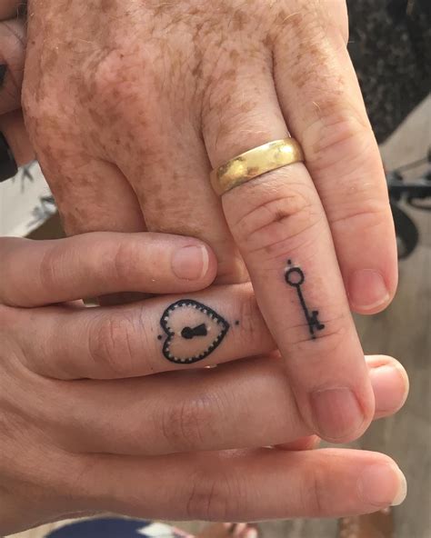 Lock And Key Couple Tattoo To Show Your Love Blurmark