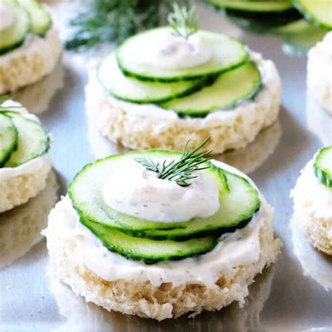 Cucumber Sandwich Recipe With Easy Dill Spread The Anthony Kitchen
