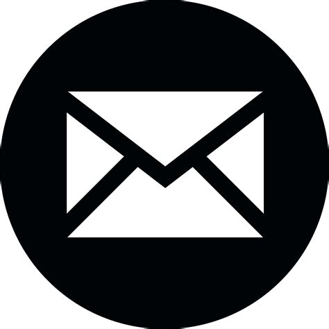 Hei 18 Vanlige Fakta Om Email Logo Black And White Png Black Mail