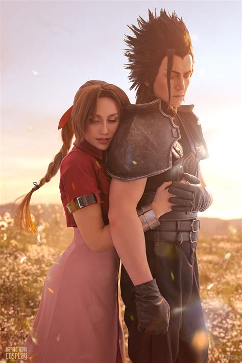 Aerith And Zack Final Fantasy Vii Cosplay By Narga Lifestream On