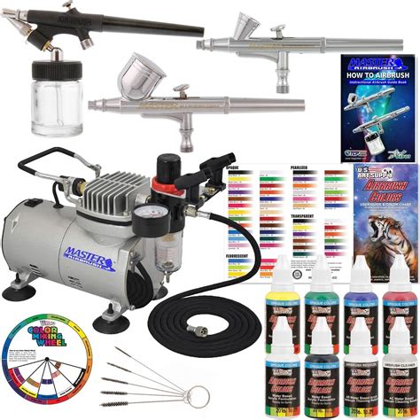 Master G22 Multi Purpose Airbrush Kit With Airbrush Depot Compressor