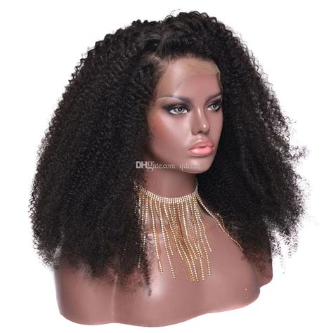 African Bob Kinky Curly 250 Density Brazilian Remy Hair 360 Lace Front