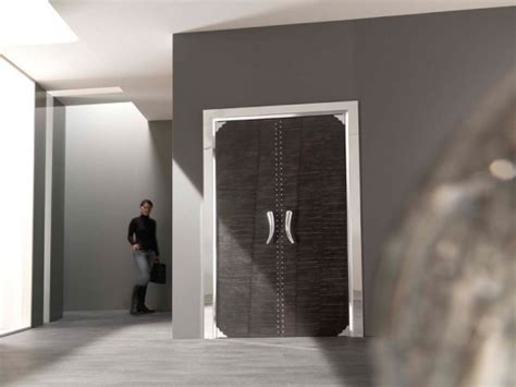 A modern interior door is a great replacement installation that can easily blend with any home décor because its contemporary design can attract attention and really appealing. Contemporary Interior Doors - Exit By Texarredo - DigsDigs