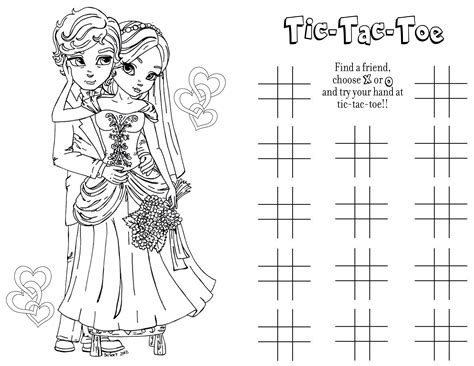 More than 5.000 printable coloring sheets. Wedding Coloring and Activity Book