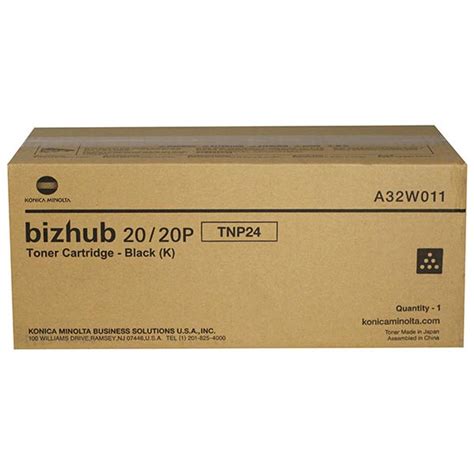 Vea el manual de konica minolta bizhub 20 aquí, de forma gratuita. Konica Minolta A32W011 bizhub 20 20P Toner (TNP24) (8000 Yield)