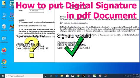 How To Put Signature In Pdf : This document explains how to sign a document or agreement using ...