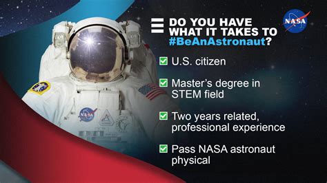 Nasa — Want To Become An Astronaut You Might Be More