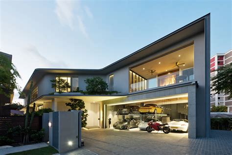 Wallpaper House Modern Architecture Mansions Luxury Garage