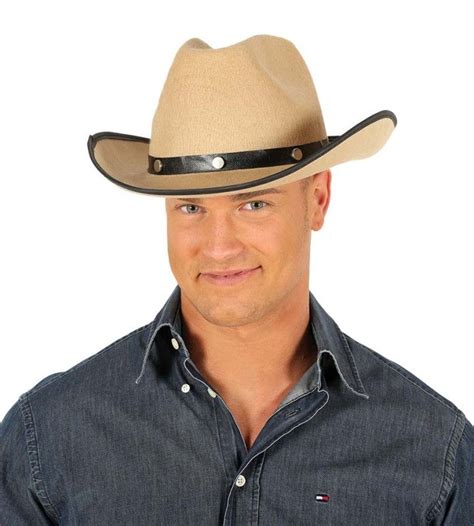 Fancy Dress Wild West Cowboy Hat Light Brown