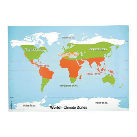 World Climate Zone Map He1350715 Hope Education