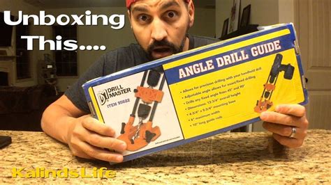Excellent return policy on the most for everyone in the box. Unboxing and Review of the Angle Drill Guide / Press from Harbor Freight... | Drill guide, Angle ...