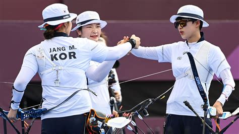 South Korean Womens Archery Team Wins Ninth Straight Gold Nbc Olympics