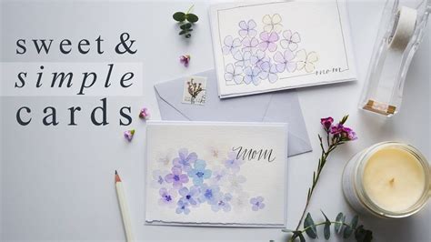 Check out these 3 fun & easy diy watercolor cards that anyone can make! יצירת כרטיסים בטכניקה פשוטה מאד. צבעי מים ומעליהם טוש דקיק ...