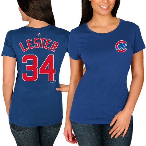 We see that in chicago but also when people leave. Jon Lester Chicago Cubs Majestic Women's Name & Number T ...
