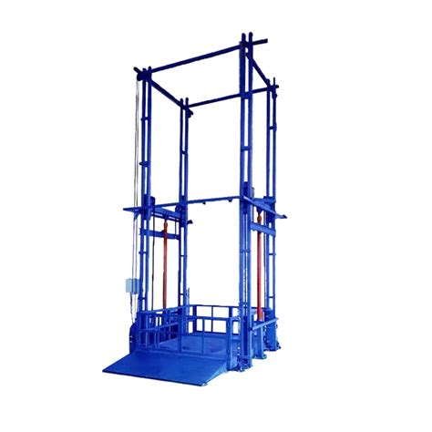 Hydraulic Warehouse Vertical Industrial Cargo Lift Tuhe Lift