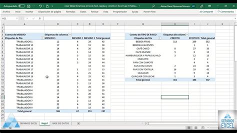 📌crear Tablas Dinamicas📌 En Excel Facil Rapidas Y Ligeras 📊 En Excel