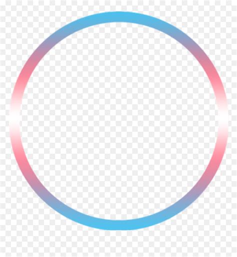 freetoedit pink blue circle frame circle hd png download vhv