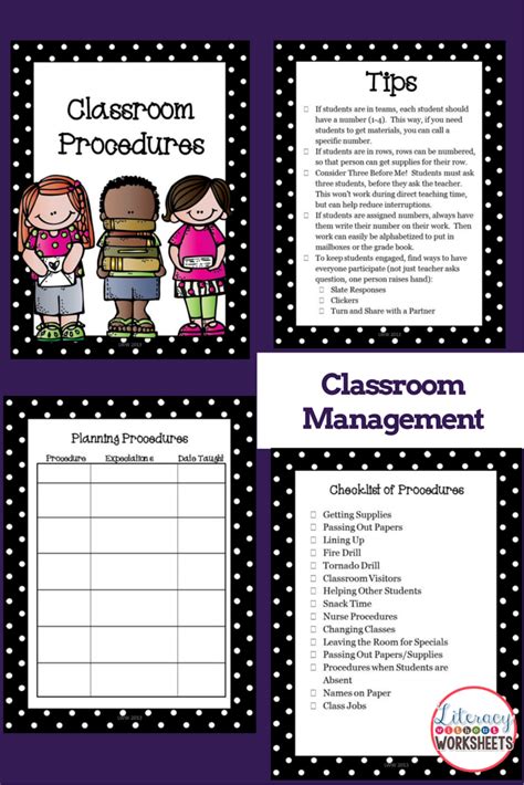 Classroom Procedures Checklist Classroom Procedures Classroom