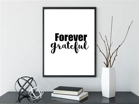 Instant Download Forever Grateful Prints Etsy