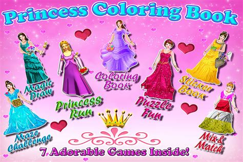 princess coloring book review educational app store