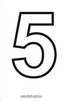 number 5 template | Crafts and Worksheets for Preschool,Toddler and