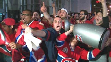 Montreal Canadiens Fans Celebrate After Team Advances Cbc News