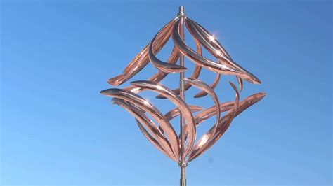 Tumbleweed Custom Copper Kinetic Wind Sculpture Youtube