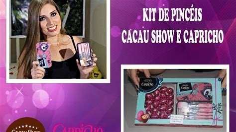 Kit De PincÉis Da Cacau Show Capricho Youtube