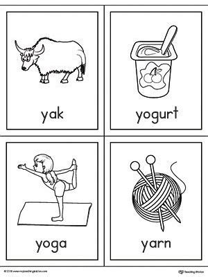 We did not find results for: Letter Y Words and Pictures Printable Cards: Yak, Yogurt ...
