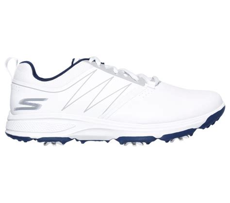 Skechers Mens Go Golf Torque Golf Shoes Whitenavyred 54541