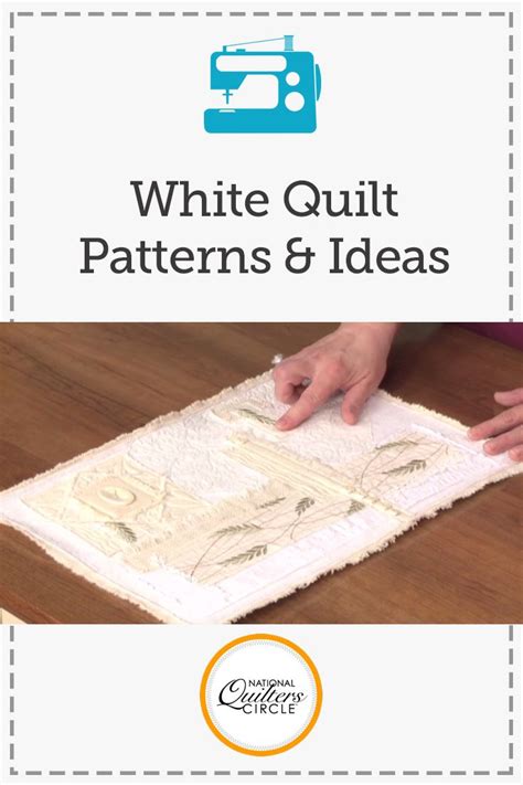 White Quilt Patterns And Ideas Quilt Patterns White Quilt Sewing
