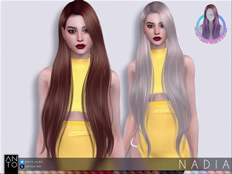 The Sims Resource Anto Nadia Hairstyle