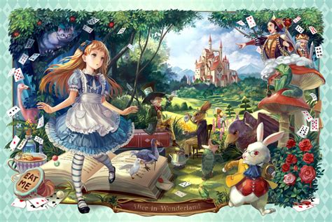 Alice White Rabbit Cheshire Cat Mad Hatter March Hare And 6 More