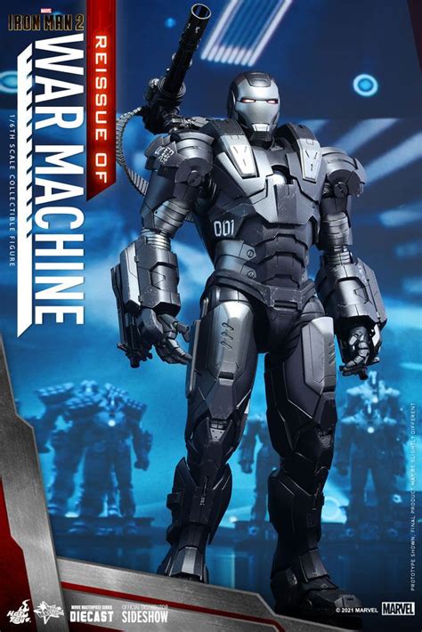 Hot Toys War Machine Iron Man 2 Movie Masterpiece 16 Action Figure By