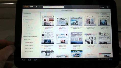 Amazon Kindle App For Android Tablets Youtube