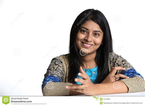 Portrait Of Indian Woman Royalty Free Stock Photography