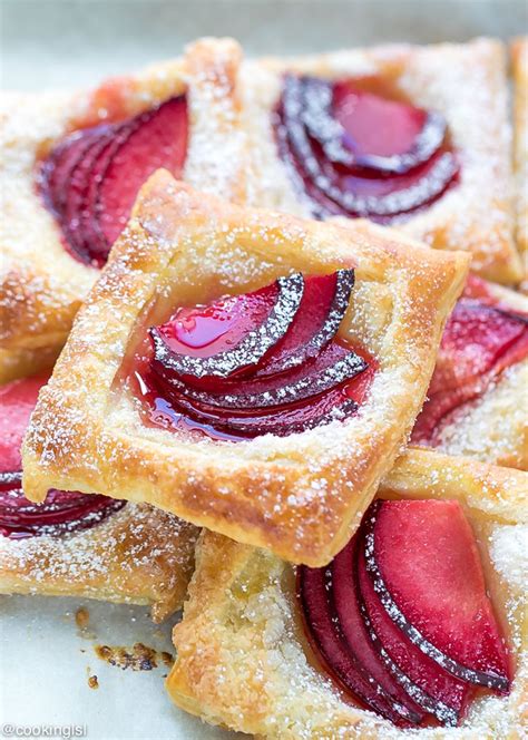 Asy Mini Plum Tarts Recipe With Puff Pastry Very Quick And Easy To