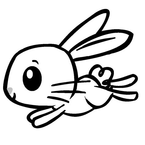 Is your kid crazy fan of looney tunes characters? Bunny Outline Drawing | Free download on ClipArtMag