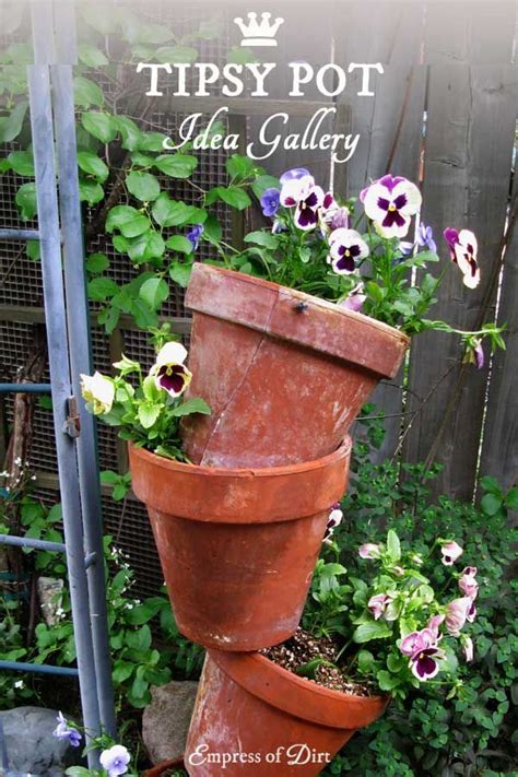 How To Make Tipsy Pots Empress Of Dirt Succulent Garden Diy
