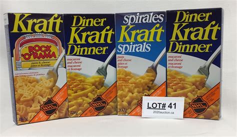 4 Boxes Unopened Kraft Dinner Nhl 1990
