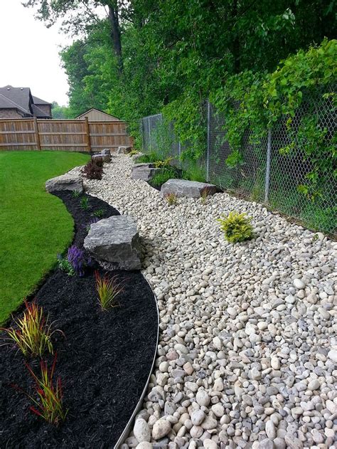 22 Beautiful River Rock Landscaping Ideas Home And Gardens Landscaping With Rocks River