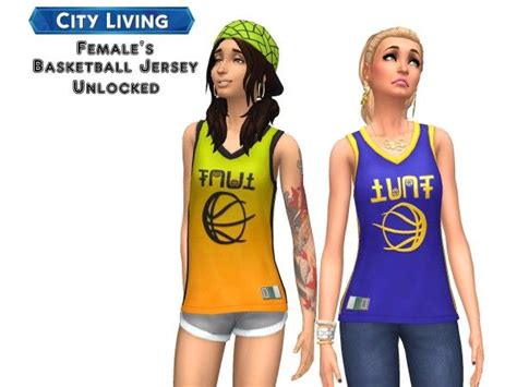 Sims 4 Basketball Jersey Cc
