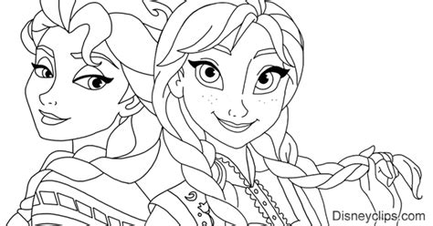 Frozen Coloring Pages (2) | Disneyclips.com Just print them out for your next disney party!