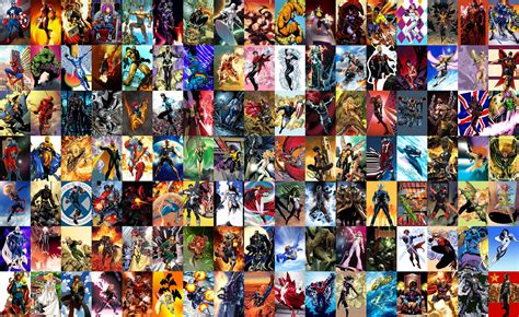 All Marvel Characters Wallpaper Wallpapersafari