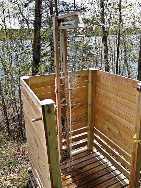 building a diy outdoor shower outdoor tub outdoor bathrooms outside showers