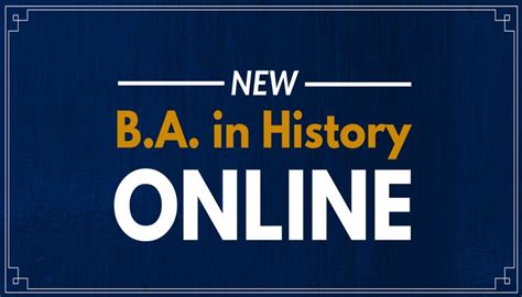 But keep in mind, you're not limited to education or academia. UNK launches online Bachelor of Arts in History