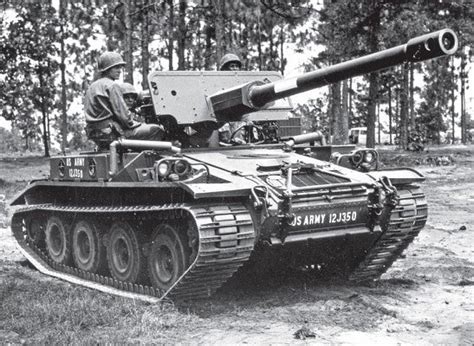 The M56 Scorpion Airmobile Self Propelled Anti Tank Gun Showing Its